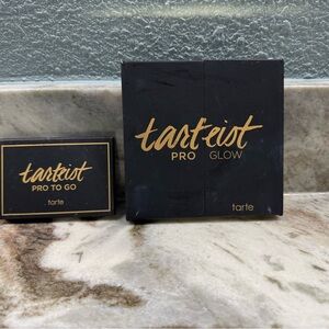 Tarte Pro Glow Bronzer and Highlighter Set and Pro To Go Eyeshadow Set